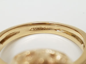 Elaborate Vintage 14k Yellow Gold Ring Mount