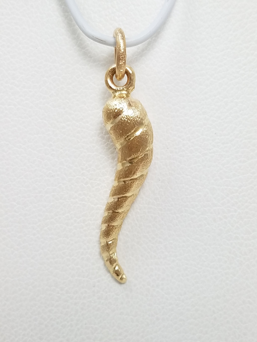 Classic 14k Italian Horn Charm