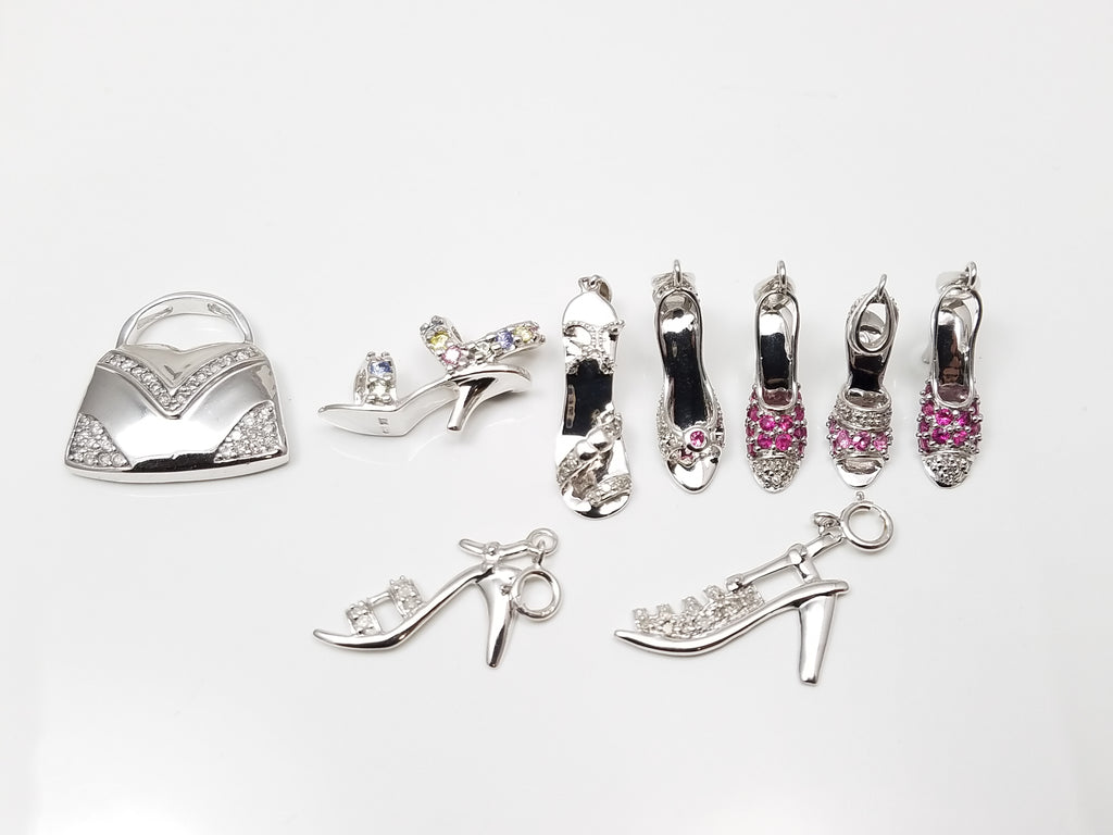 Awesome Lot of 10K Heels and Purse Charms