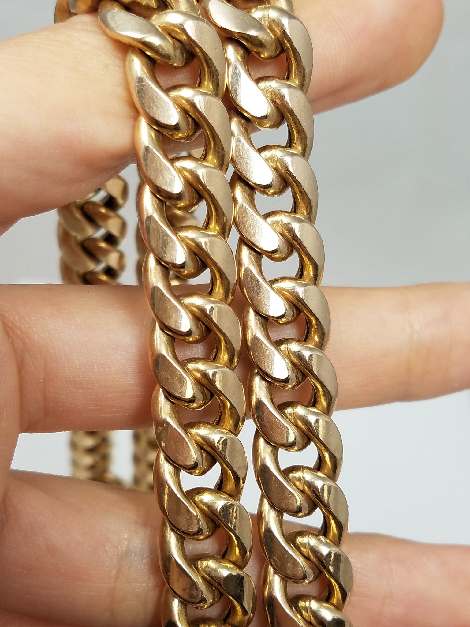 Epic 10k Yellow Gold Hollow Curb Link 11mm/28" Necklace