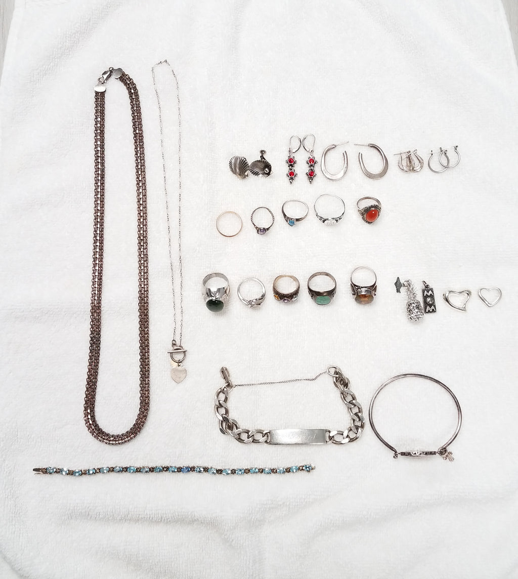 Sterling Silver Jewelry Estate Lot