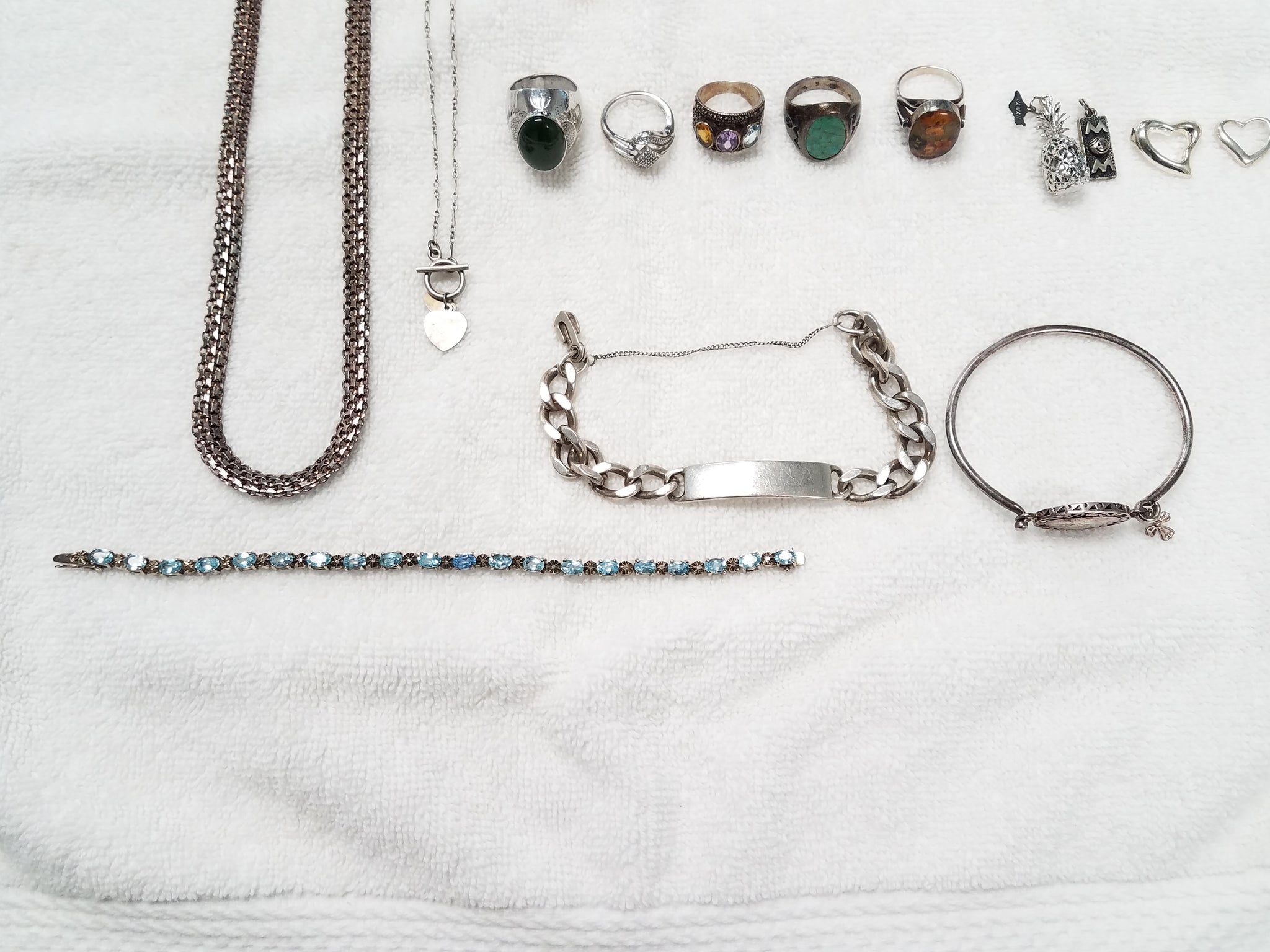 Sterling Silver Jewelry Estate Lot