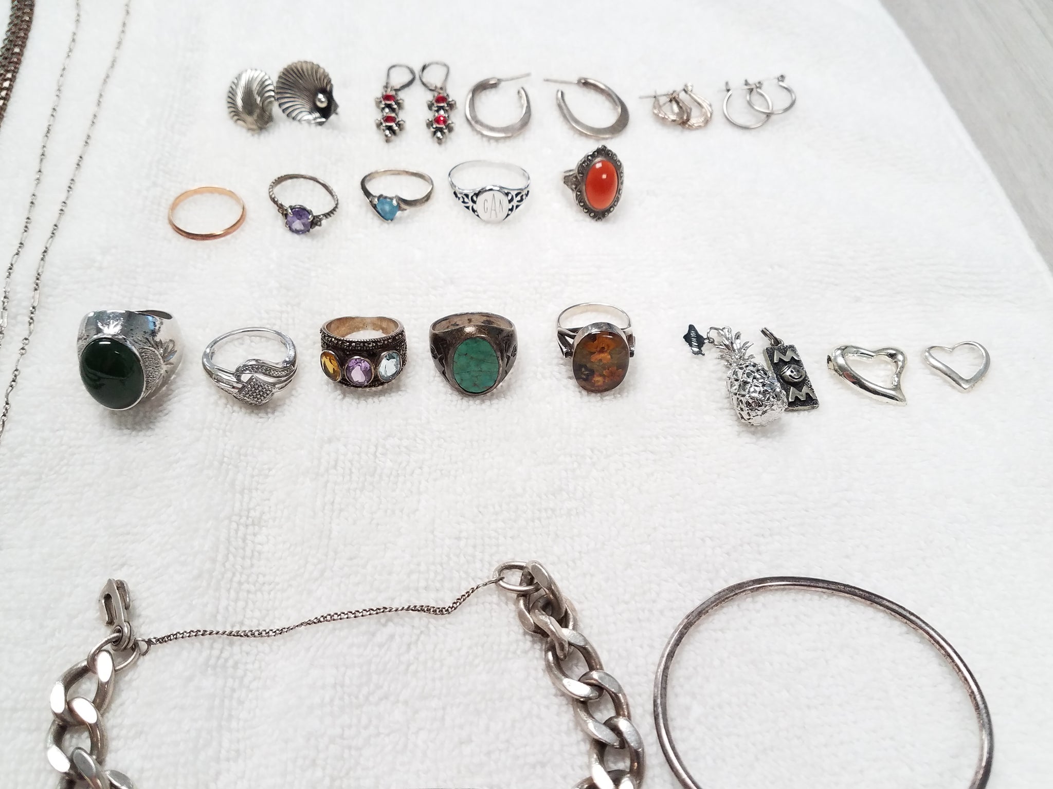 Sterling Silver Jewelry Estate Lot