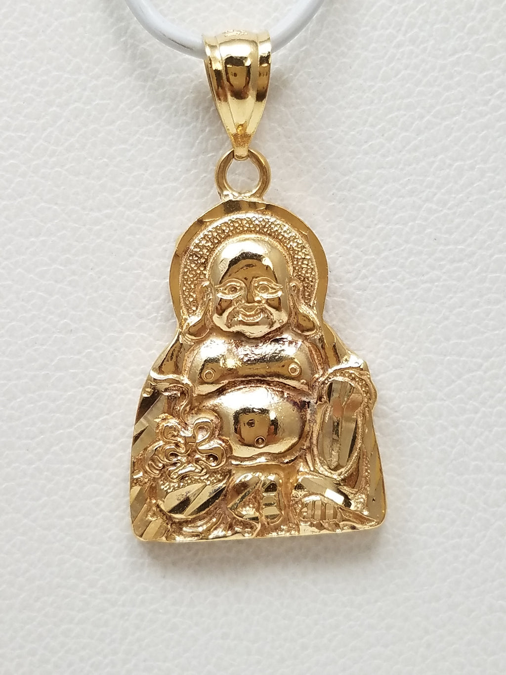 Lucky 18k Yellow Gold Buddha Pendant