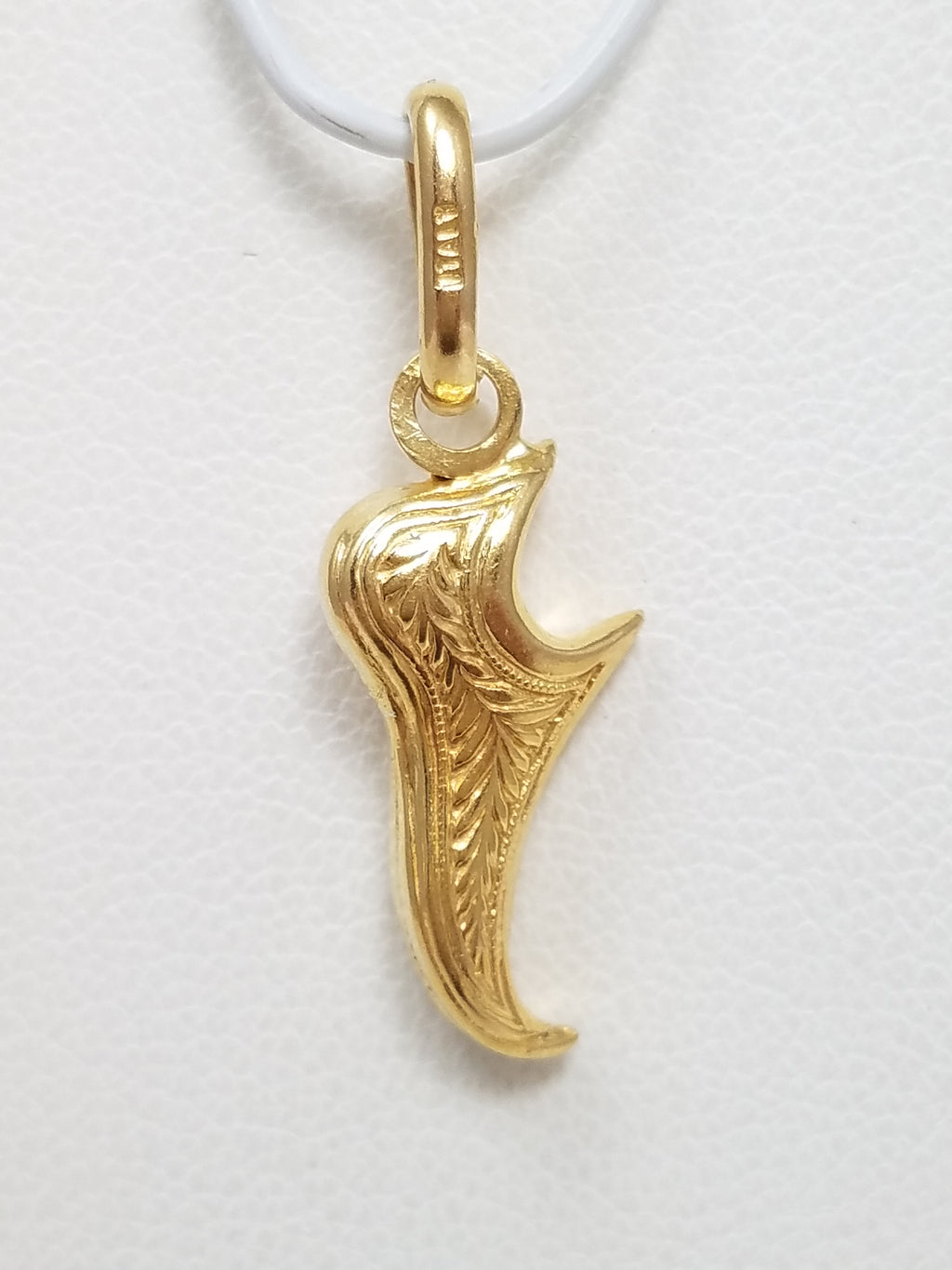 Genie Shoe Charm in 14k Yellow Gold