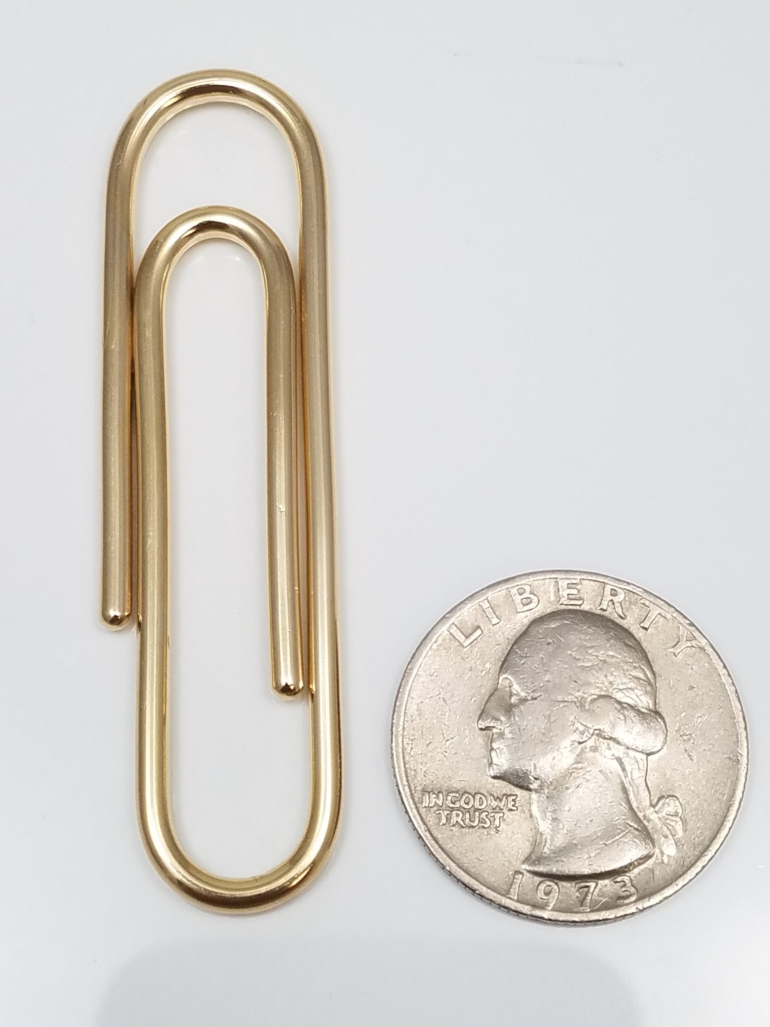 Solid 14k Yellow Gold Money Clip