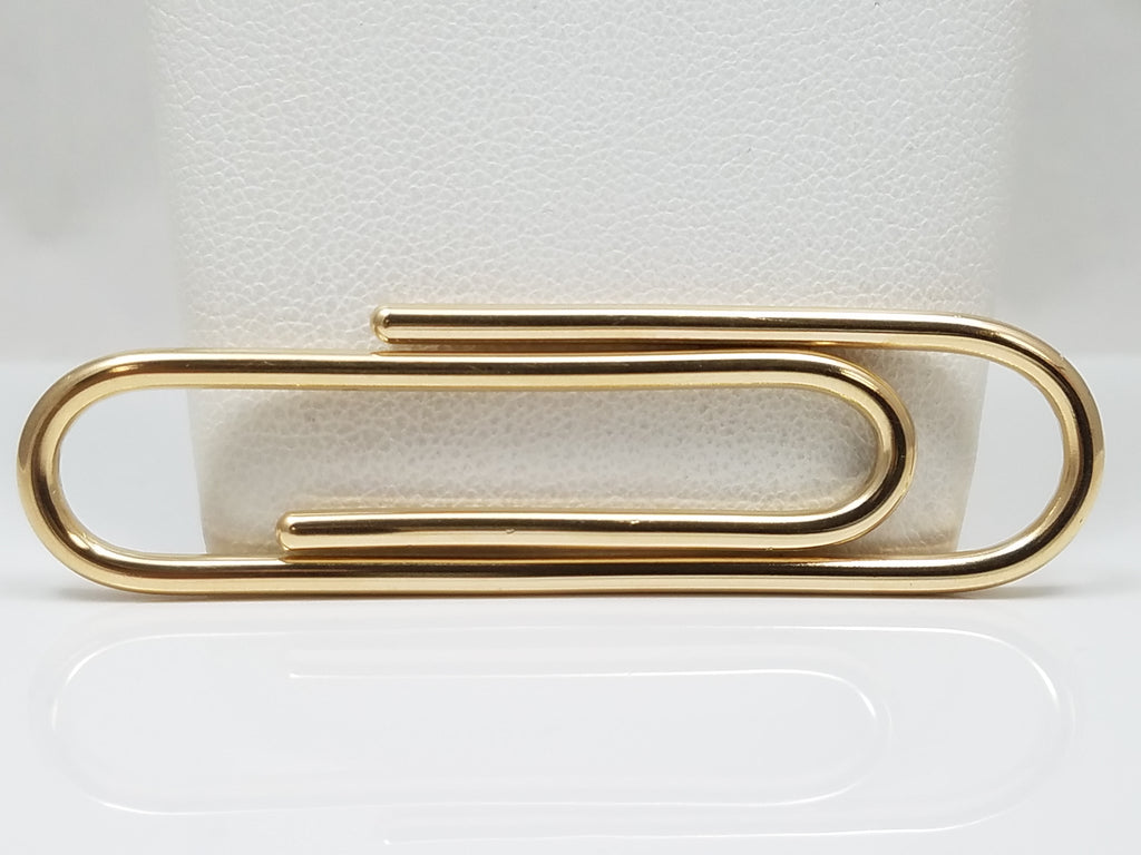 Solid 14k Yellow Gold Money Clip