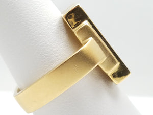 Men's Striking 18k Yellow Gold Natural Diamond Intaglio Wax Seal Ring