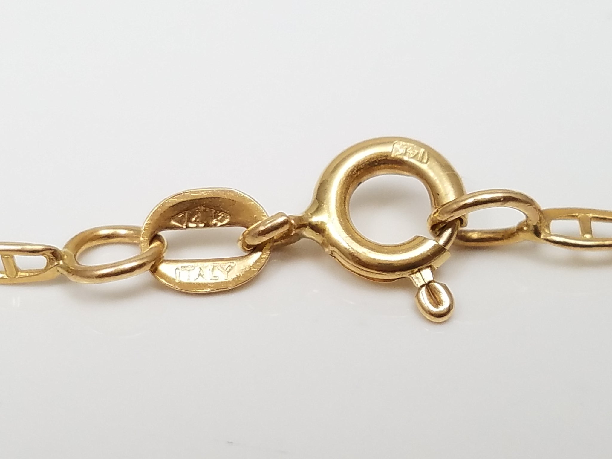 14k Yellow Gold Mariner Link 20" Necklace