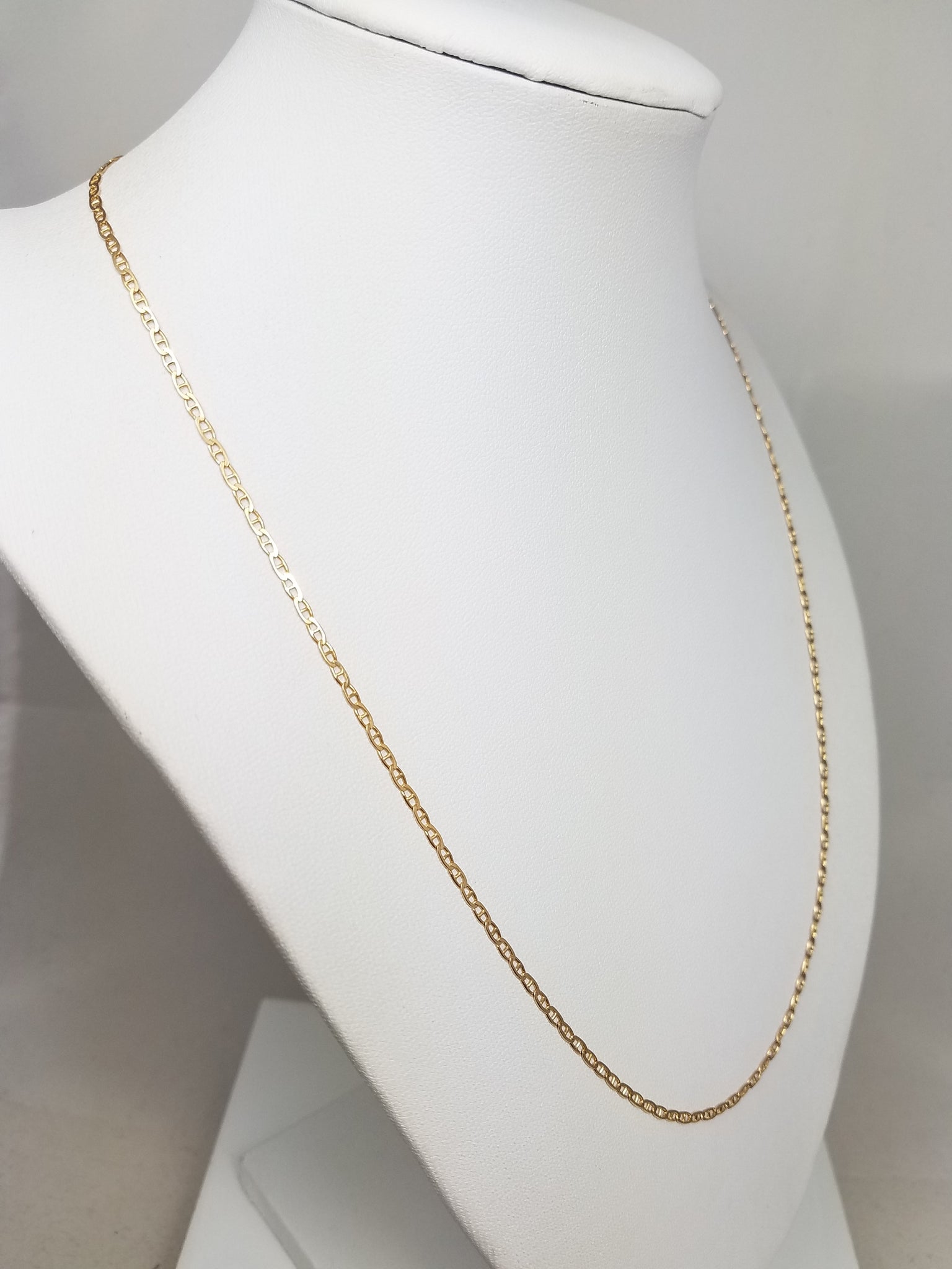 14k Yellow Gold Mariner Link 20" Necklace