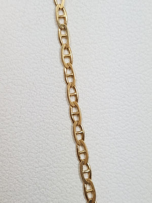 14k Yellow Gold Mariner Link 20" Necklace