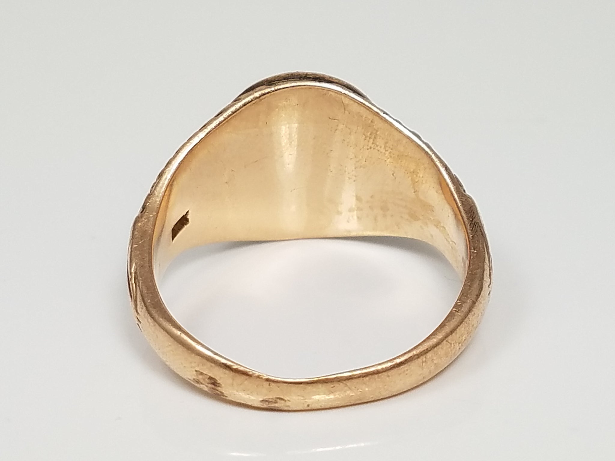 Cool Vintage 10k Yellow Gold U.S. Army 5th Infantry Ring