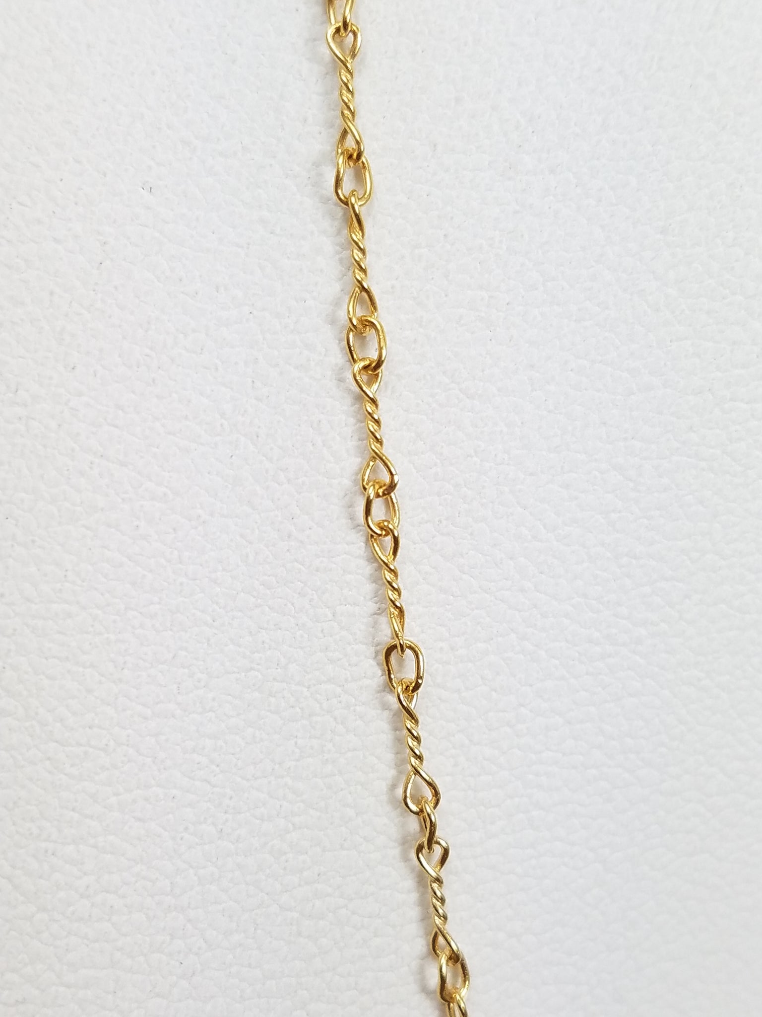 Fabulous 16" Solid 14k Yellow Gold Fancy Link Chain Necklace