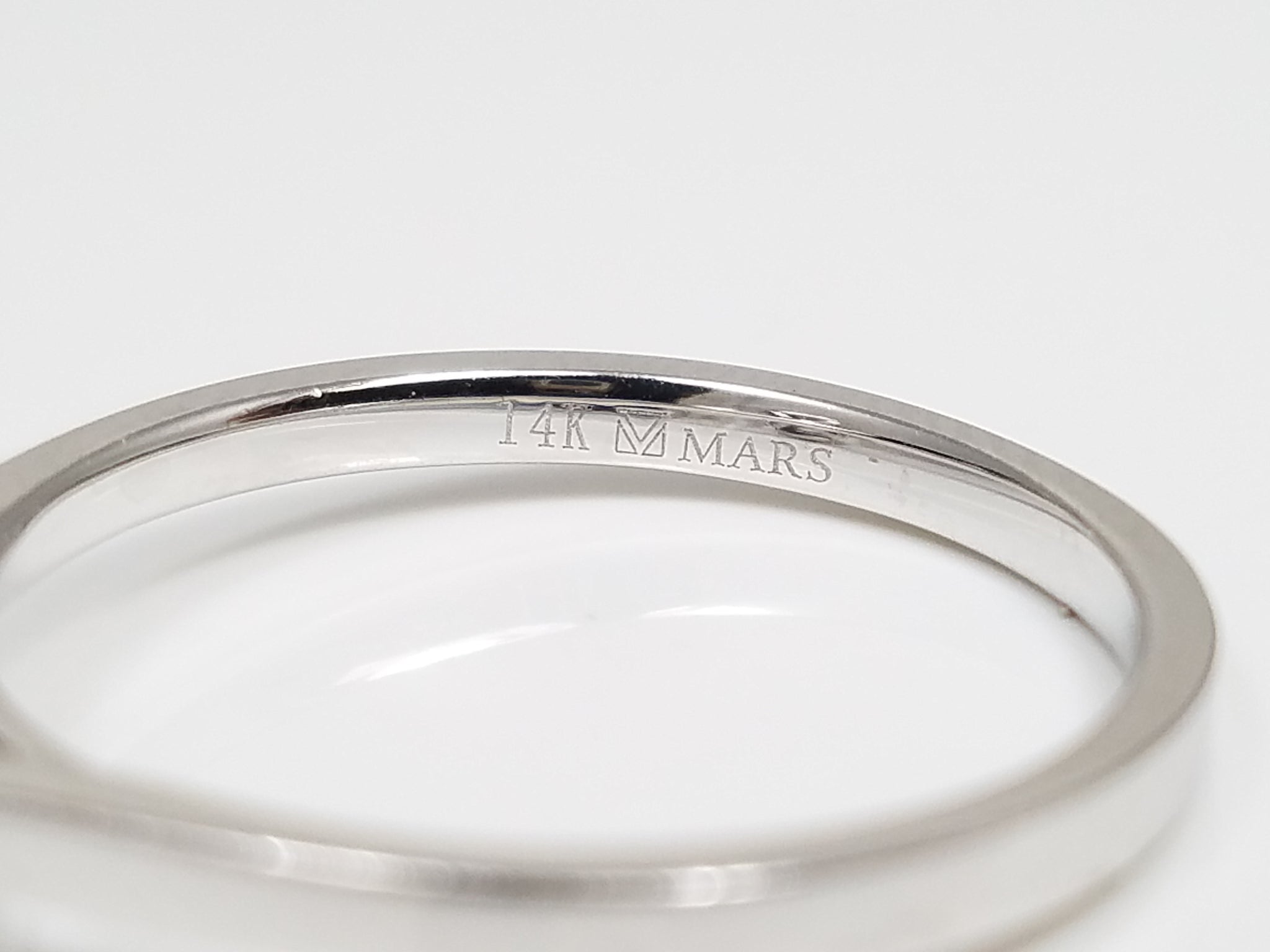 New Swanky 14k White Gold Natural Diamond Halo Engagement Ring Mount