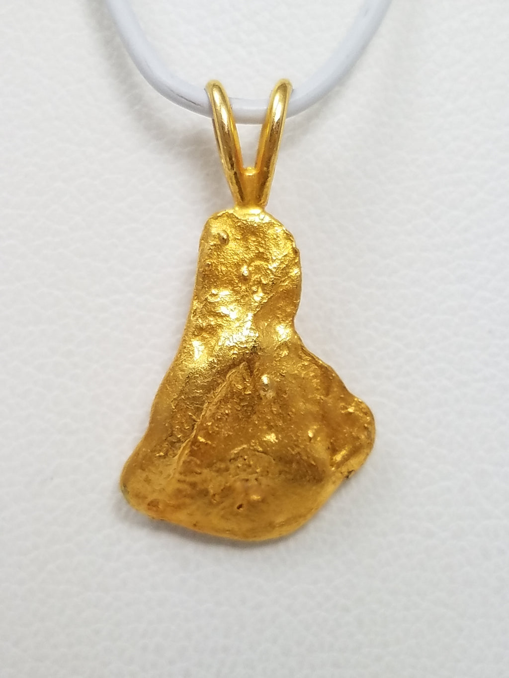 22k Gold Nugget Pendant