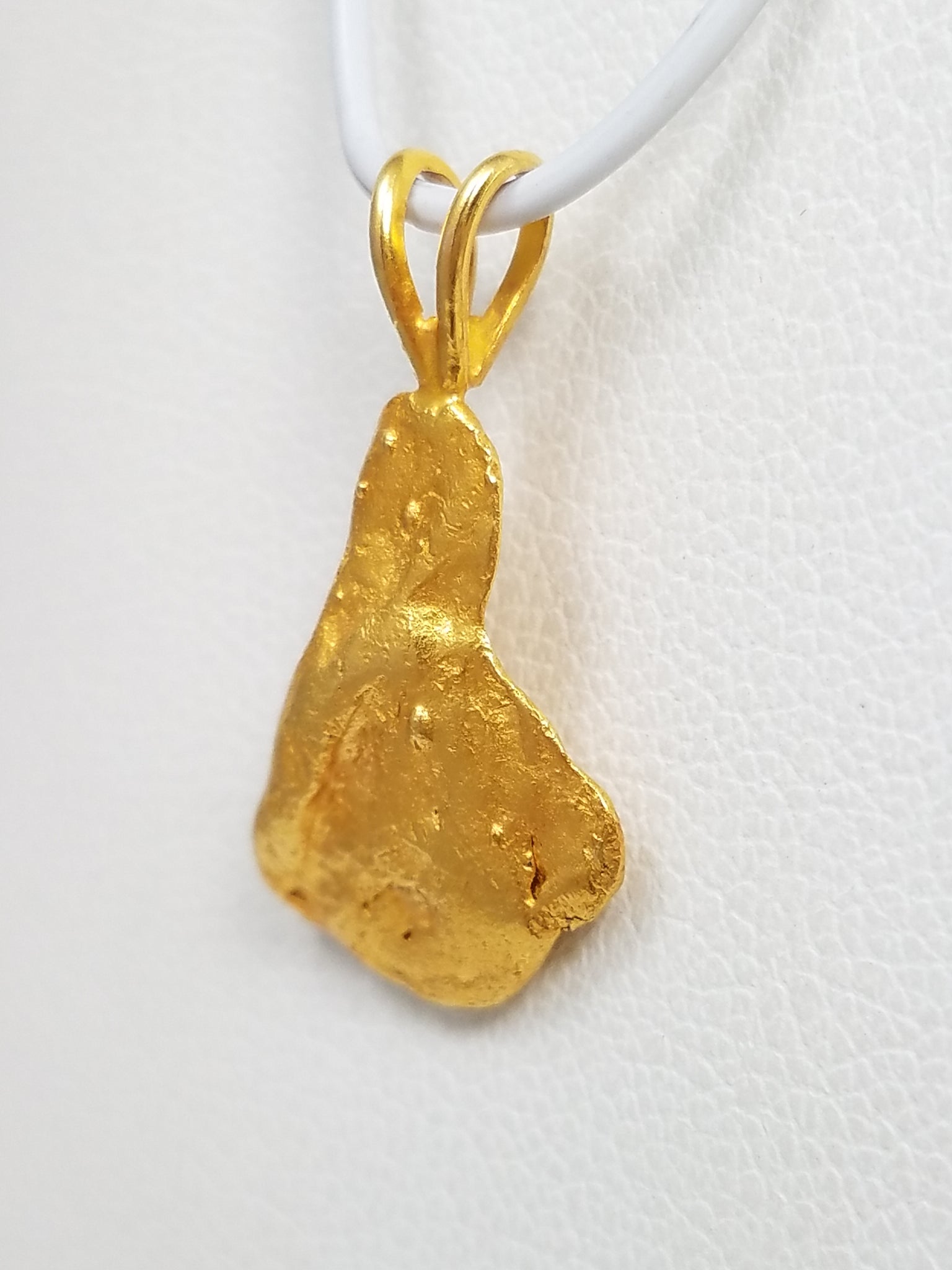22k Gold Nugget Pendant