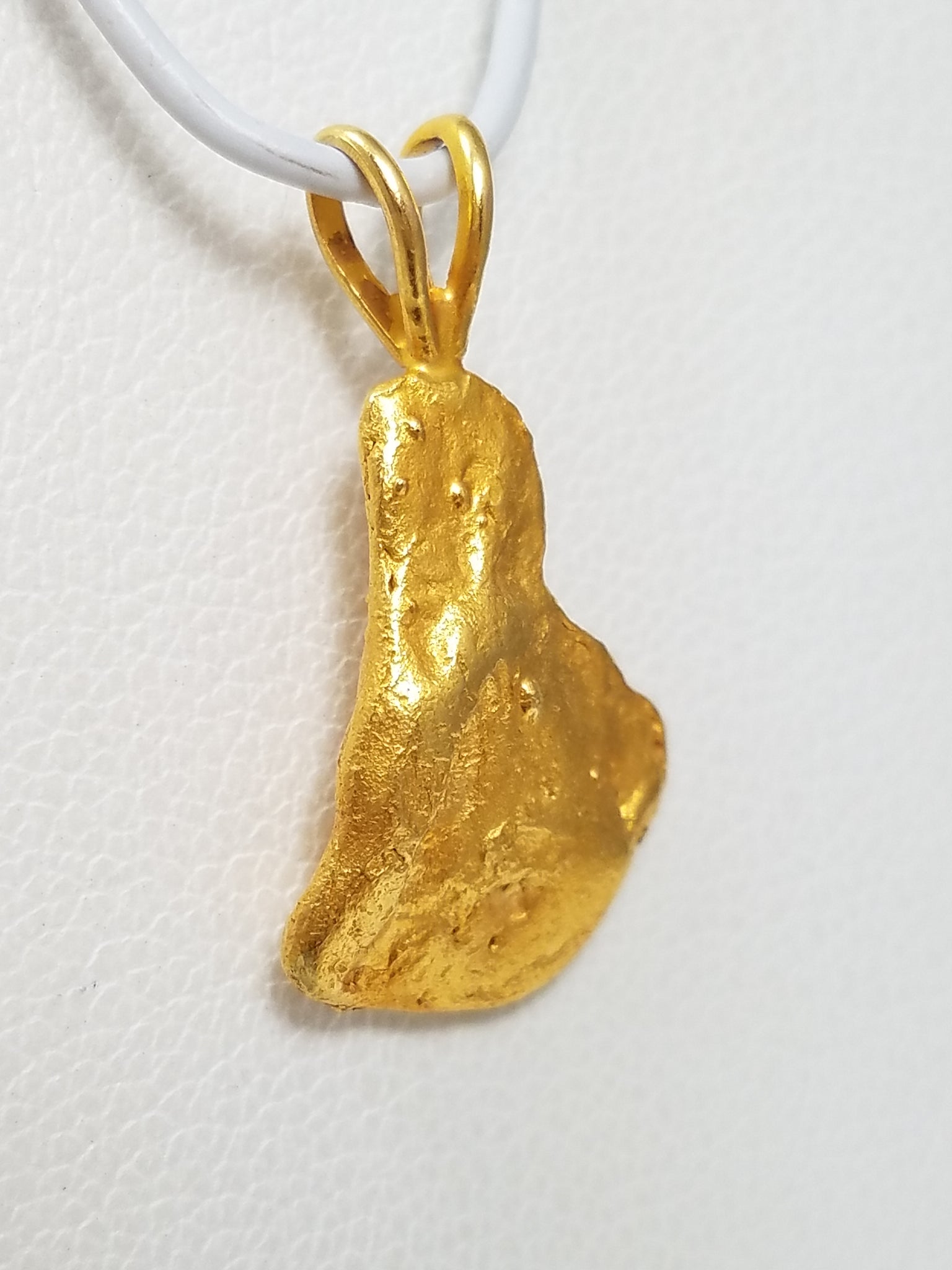 22k Gold Nugget Pendant