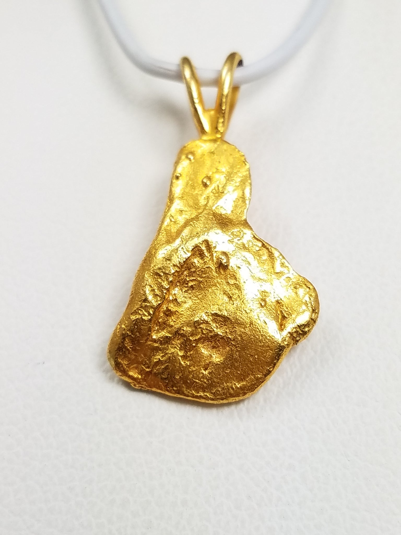 22k Gold Nugget Pendant