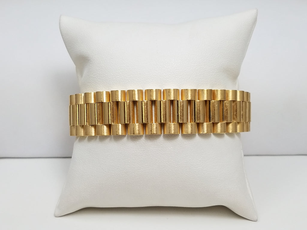Awesome 18k Yellow Gold Fancy Link Bracelet