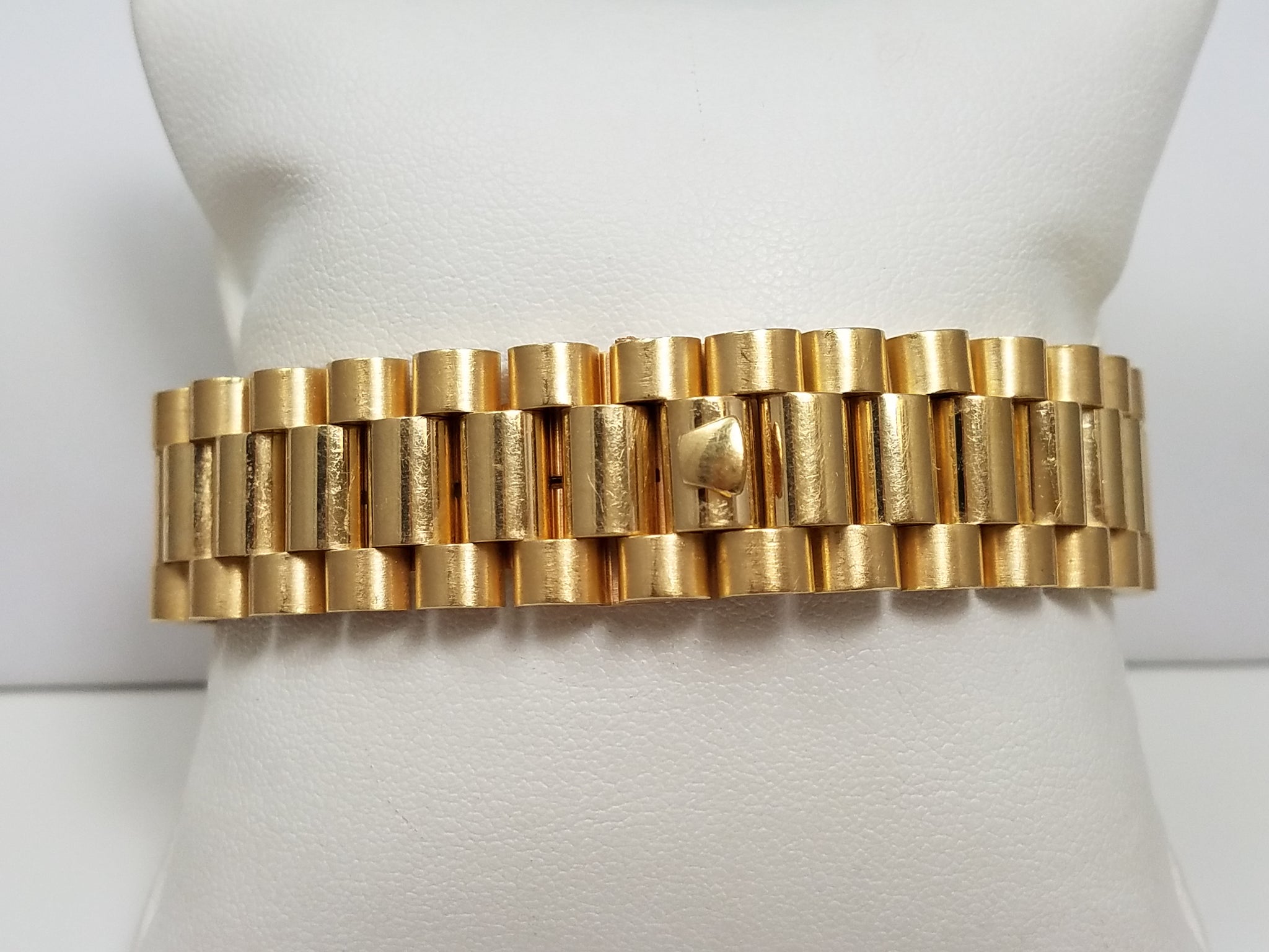 Awesome 18k Yellow Gold Fancy Link Bracelet