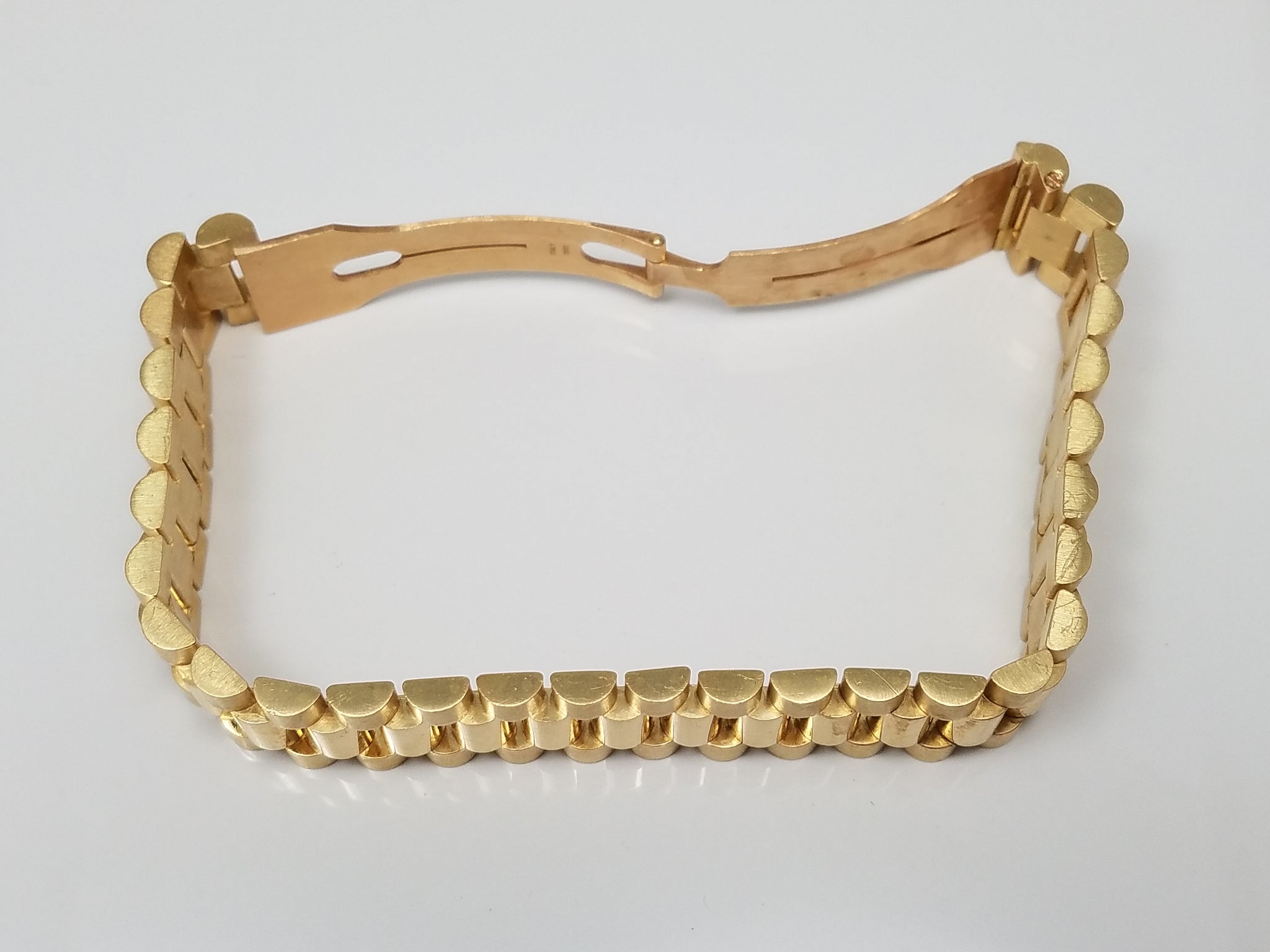 Awesome 18k Yellow Gold Fancy Link Bracelet
