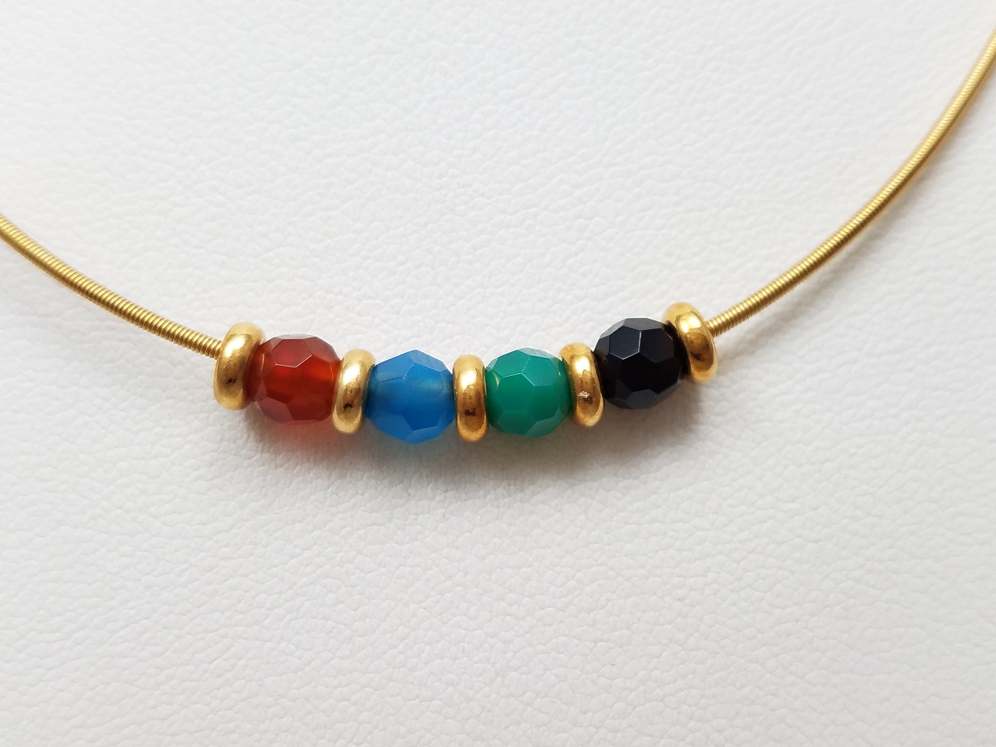 Fabulous 16" 18k Yellow Gold Add A Bead Charm Necklace