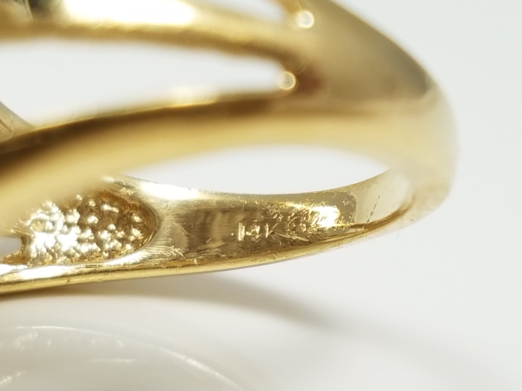 Grand 14k Gold 1ctw Natural Diamond Cluster Ballerina Ring