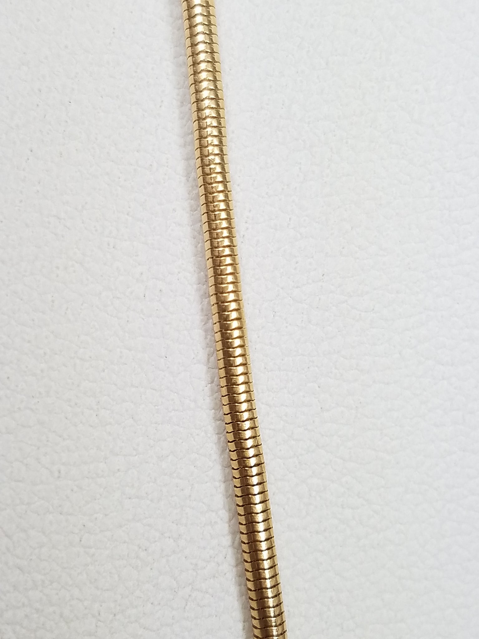 Sleek Snake Link 20.5" Necklace in 14k Yellow Gold