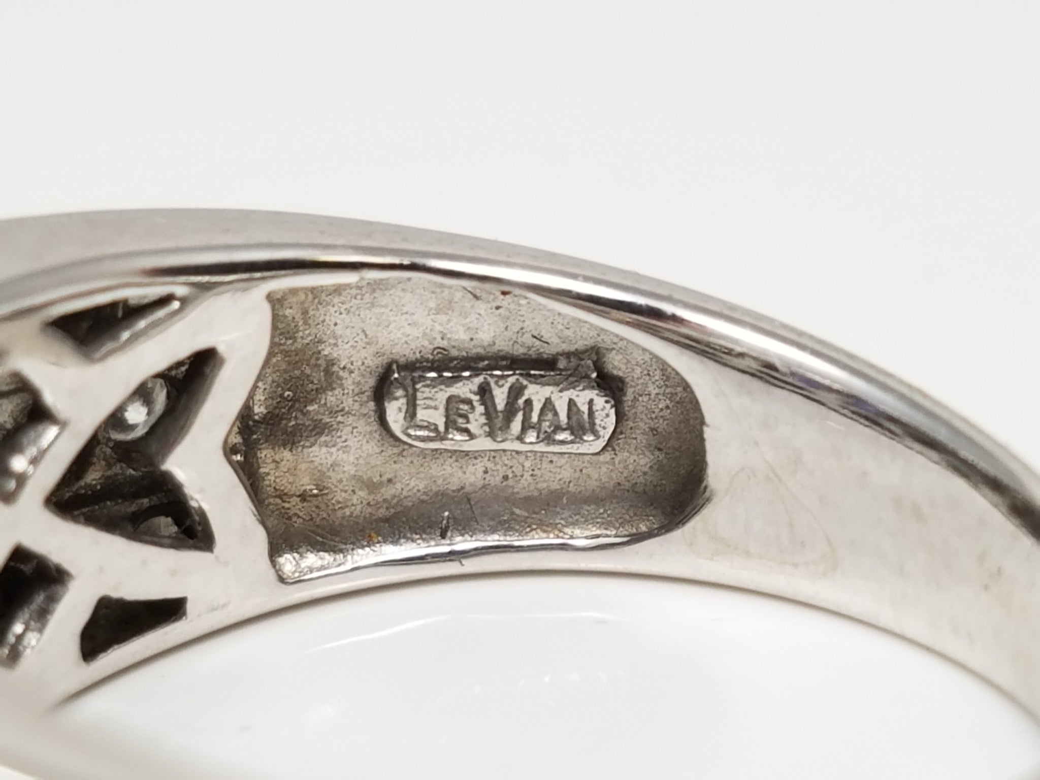 $4,000 Retail Le Vian 14k White Gold Natural Tanzanite Diamond Ring