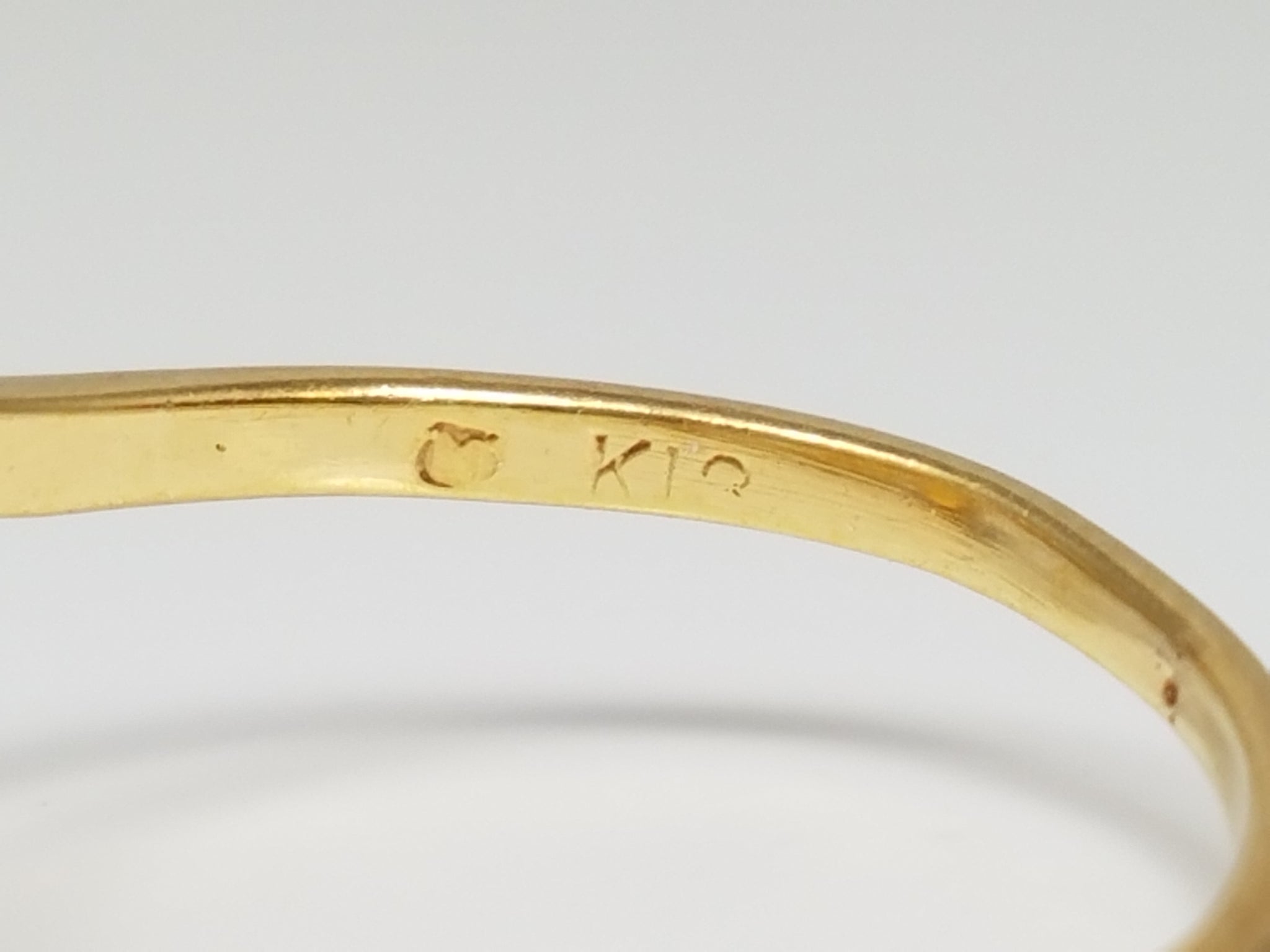 Vintage Mikimoto 18k Yellow Gold Cultured Pearl Ring