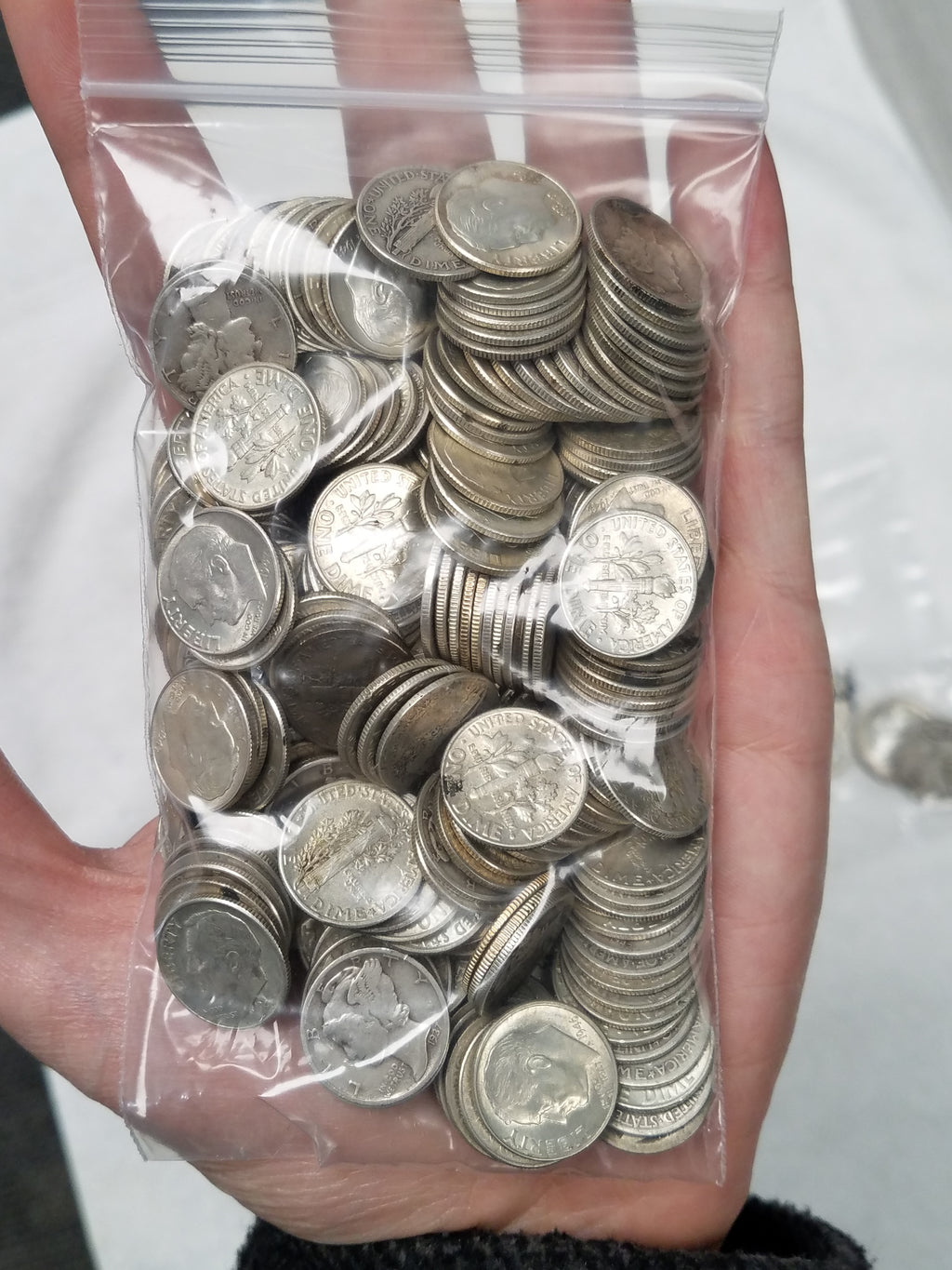 90% Silver Coin Lot! Dimes, Quarters, and Half Dollars