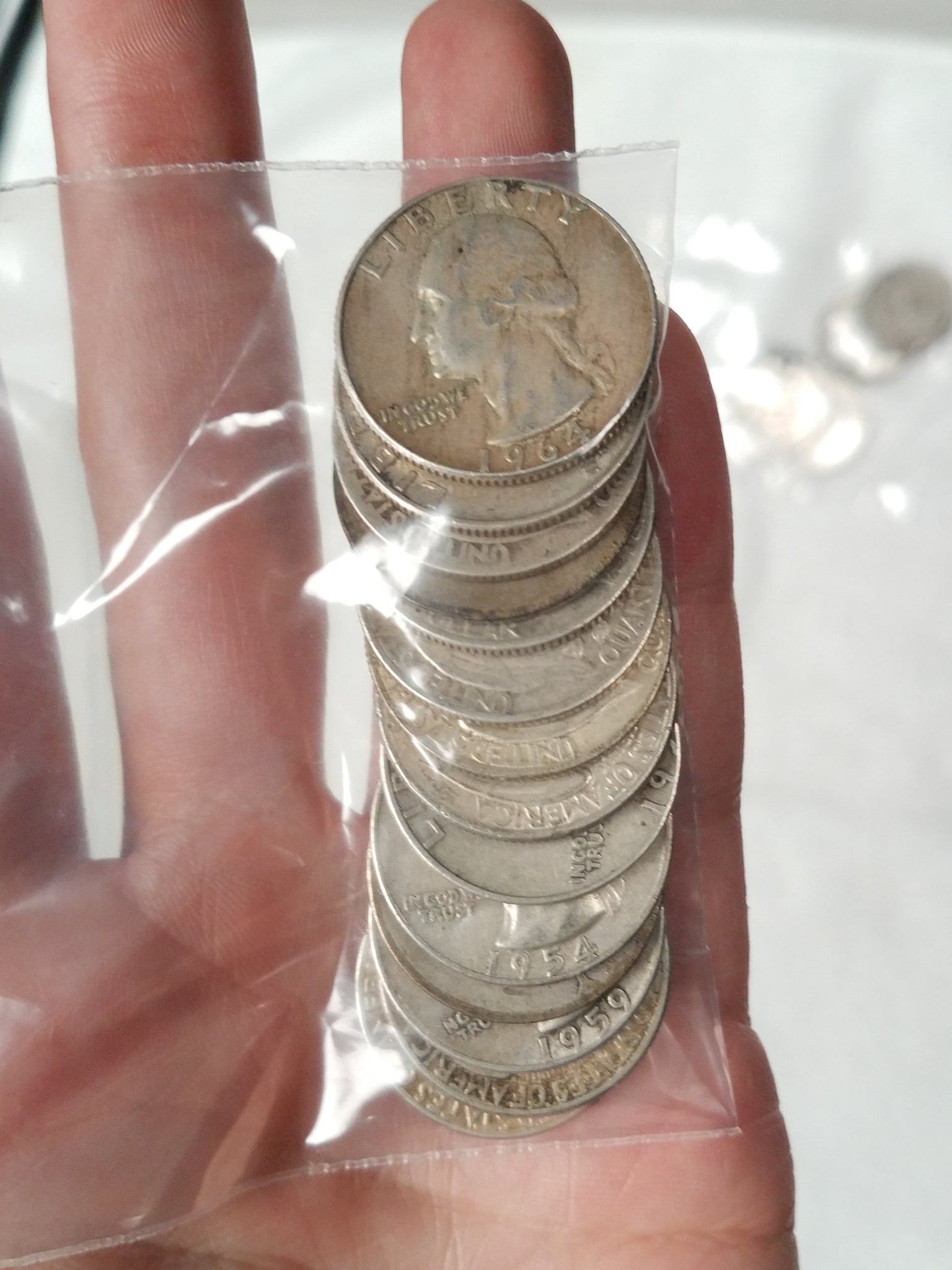 90% Silver Coin Lot! Dimes, Quarters, and Half Dollars