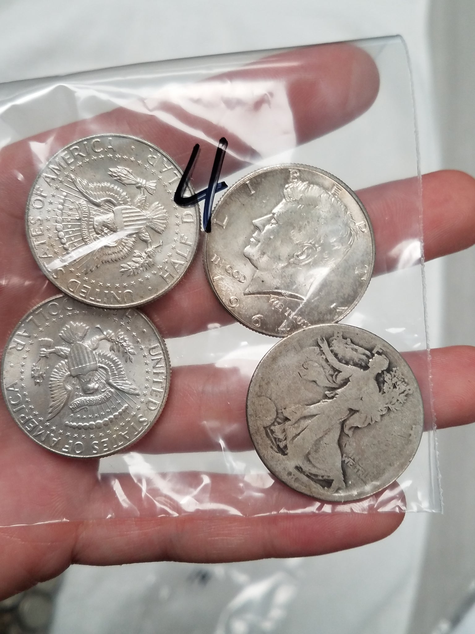 90% Silver Coin Lot! Dimes, Quarters, and Half Dollars