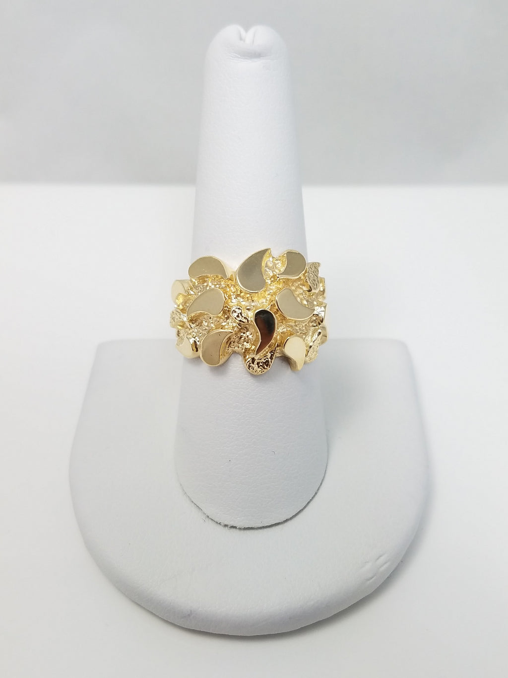New! 14k Yellow Gold Nugget Ring