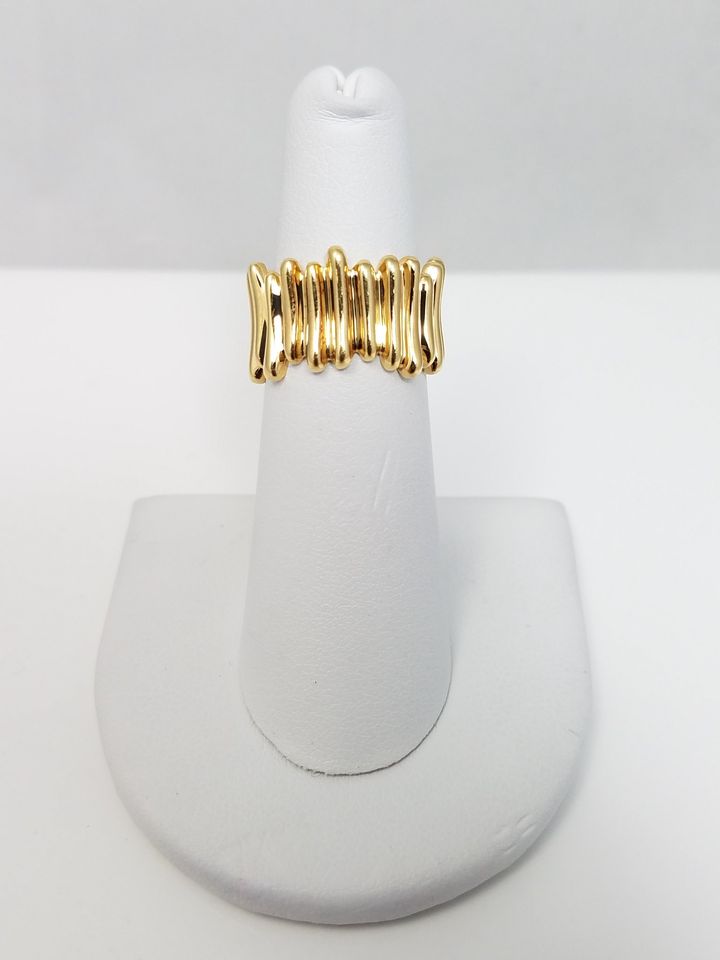 Famous Designer Solid 18k Yellow Gold Ring