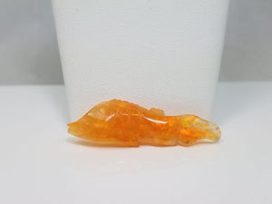 Cool Mexican Fire Opal Carved Fish