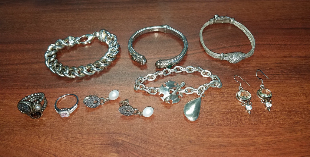 Estate Sterling Silver Jewelry Lot