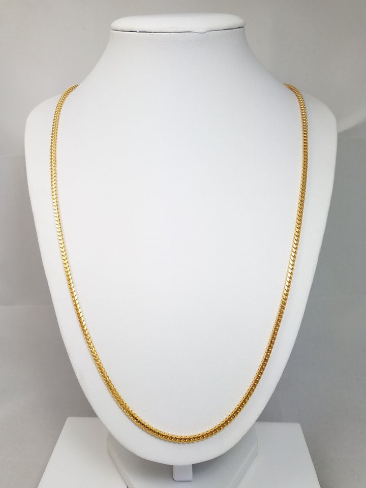 Fabulous Franco Link 24" Necklace in 14k Yellow Gold