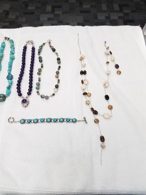 Estate Lot of Sterling Silver + Bead Lot!