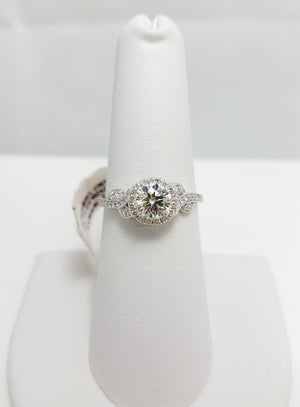 New! .71ct VS G Natural Diamond 18k Gold Engagement Ring