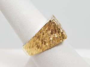 Men's 14k Yellow Gold Diamond Ring