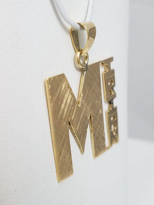 Vintage 14k Yellow Gold "MIRIAM" Pendant