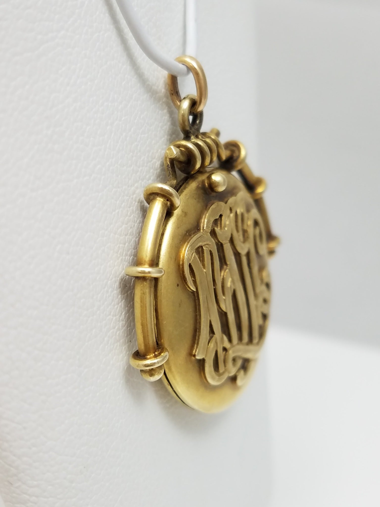 Retro Early 1900's 14k Solid Yellow Gold Locket/Watch Fob To Restore