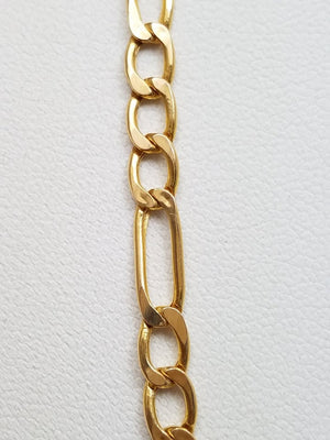 14k Yellow Gold Figaro Link 4.2mm/20" Necklace