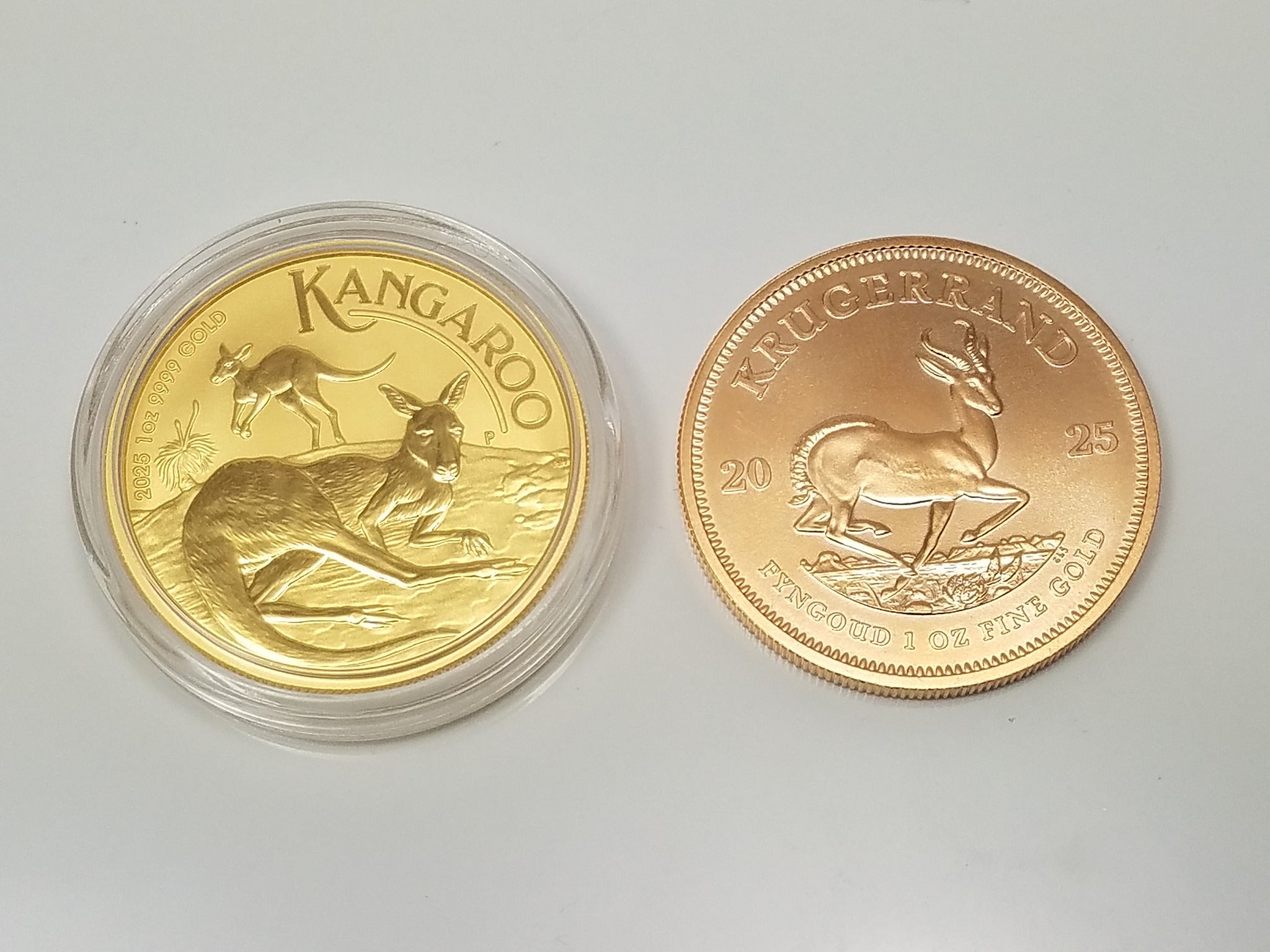 Two 1 Ounce 2025 Gold Coins