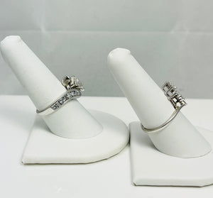 Gorgeous 2ctw Natural Diamond 14k White Gold Engagement Ring Set