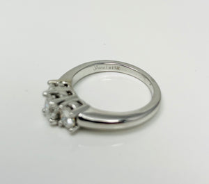 Very Fine 3/4ctw Natural Oval Diamond 14k White Gold Ring