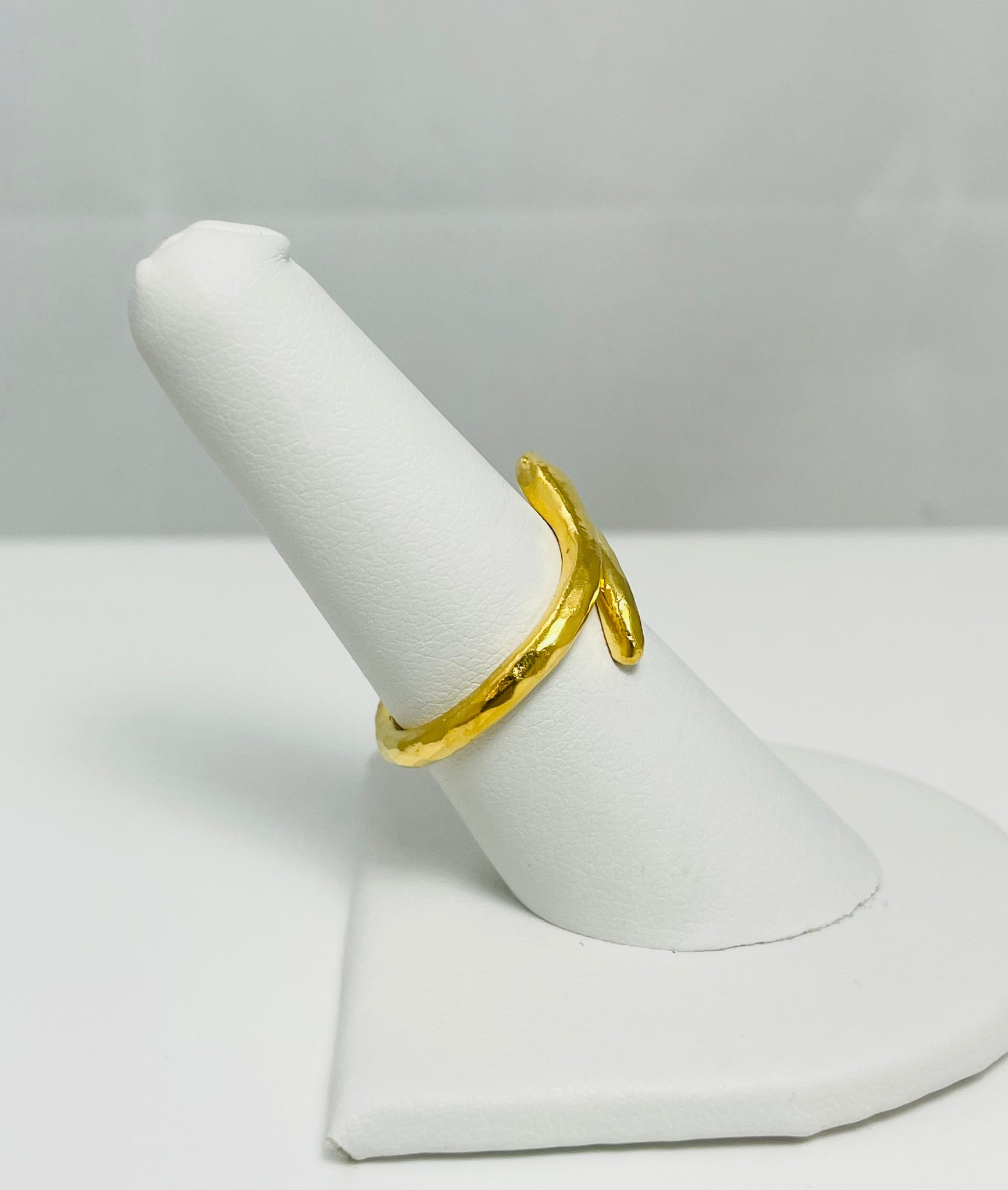 $1000 Mene 24k Solid Yellow Gold Snake Ring