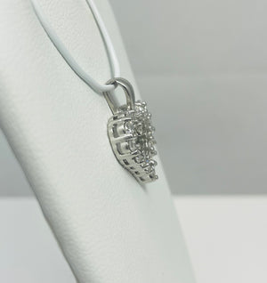 Classy 1ctw Natural Diamond Platinum Heart Pendant