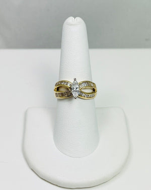 1ctw Natural Diamond 14k Gold Engagement Ring